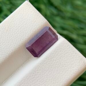 Purple Sapphire Emerald Cut — Magnificent 2.75 Ct Loose Corundum