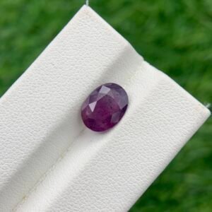 Purple Sapphire Oval Cut — Captivating 2.75 Ct Loose Corundum