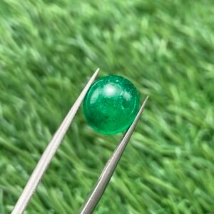 Emerald Cabochon — Dazzling 3.8 Ct Loose Beryl