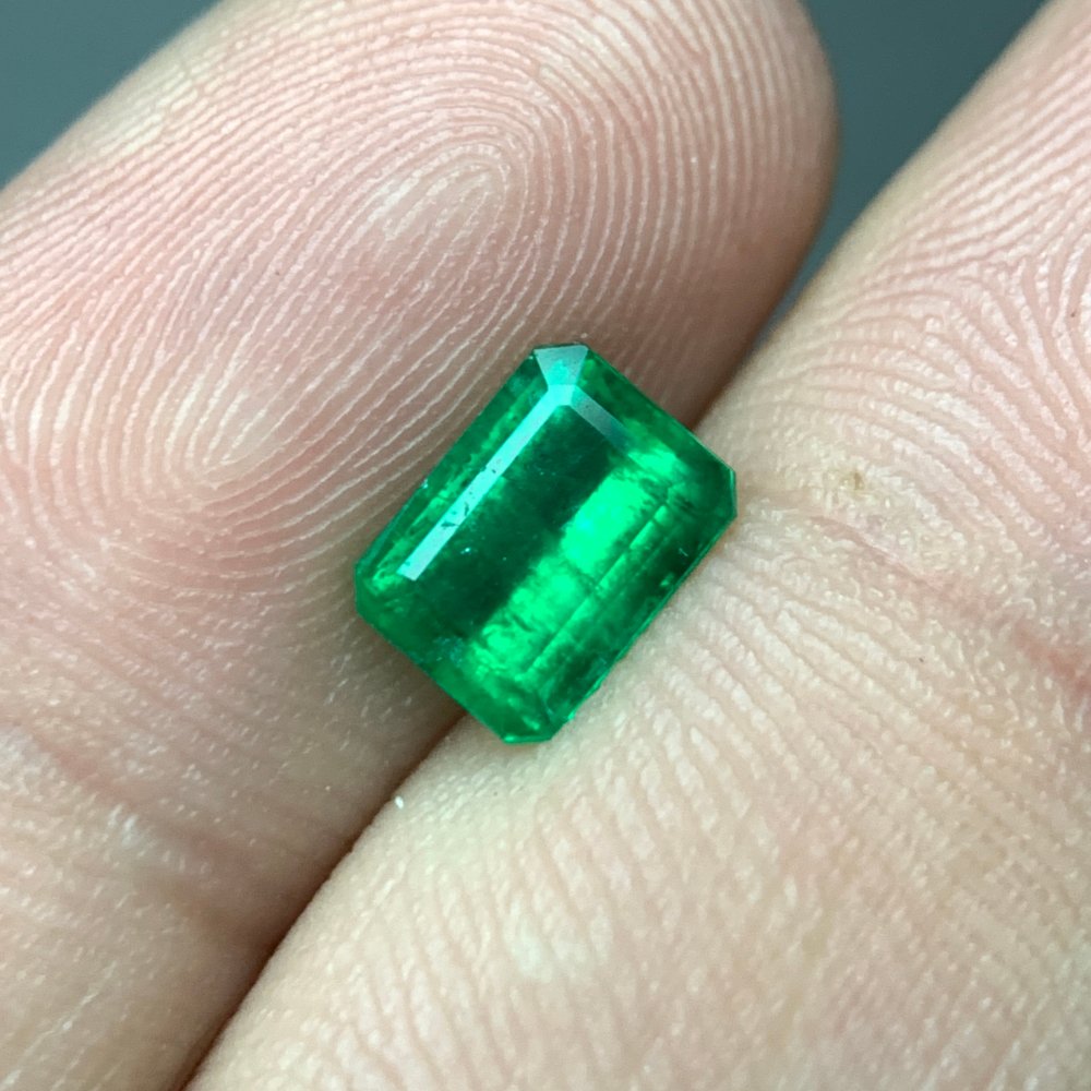 Emerald emerald cut loose gemstone