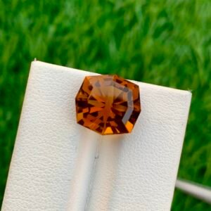 Honey Citrine Fancy Octagon Cut — Stunning 5.75 Ct Loose Quartz