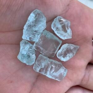 Aquamarine Rough Parcel 16.19 g — Natural Lot, 2 to 3.49 g per Stone