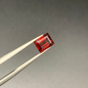 Red Rhodolite Garnet Baguette Cut — Stunning 1.75 Ct Loose Rhodolite (Garnet Group)