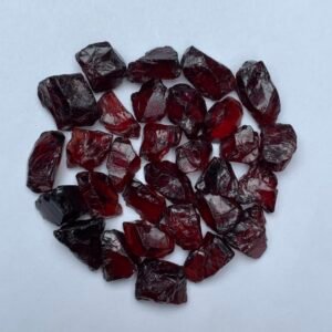 Red Rhodolite Garnet Rough Parcel 44.25 g — Natural Lot, 0.9 to 3.1 g per Stone