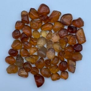 Orange Spessartine Garnet Rough Parcel 82.5 Ct — Natural Lot, 0.75 to 2.4 Ct per Stone
