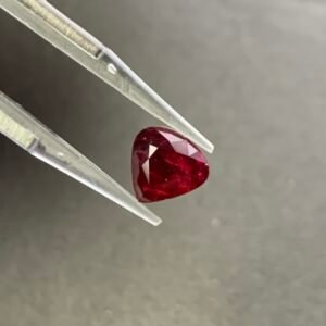 Ruby Pear Cut — Radiant 1.16 Ct Loose Corundum