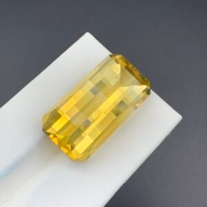 Yellow Citrine Pixel Cut — Magnificent 26.9 Ct Loose Quartz