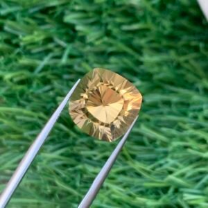 Yellow Citrine Fancy Cut — Magnificent 12.5 Ct Loose Quartz